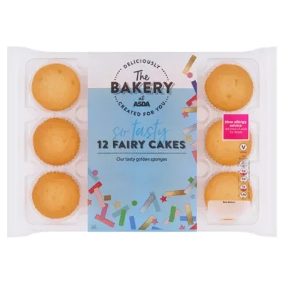 The BAKERY at ASDA The Bakery 12 Fairy Cakes