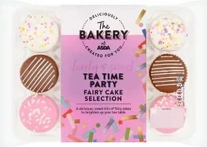 The BAKERY at ASDA The Bakery at  Tea Time Party Fairy Cake Selection