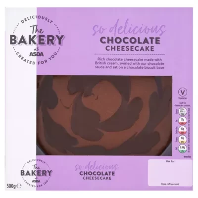 The BAKERY at ASDA The Bakery Chocolate Cheesecake 500g