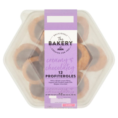 The BAKERY at ASDA 12 Profiteroles