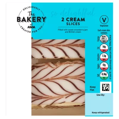 The BAKERY at ASDA The Bakery at  2 Cream Slices