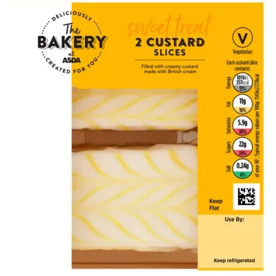 The BAKERY at ASDA The Bakery at  2 Custard Slices