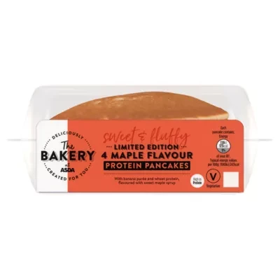 The BAKERY at ASDA The Bakery Limited Edition 4 Maple Flavour Protein Pancakes