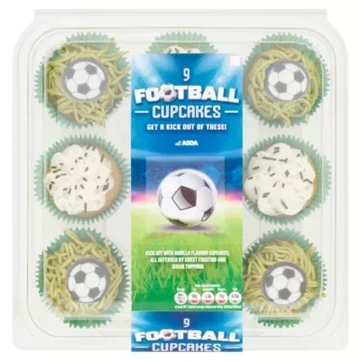 The BAKERY at ASDA The Bakery at  9 Football Cupcakes