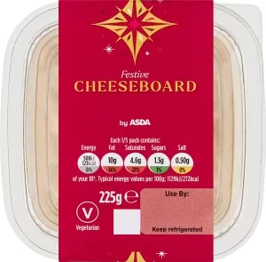 ASDA Festive Cheeseboard 225g
