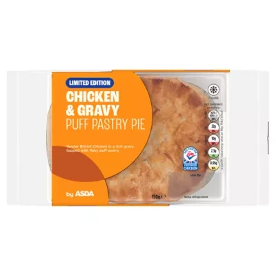 ASDA Limited Edition Chicken & Gravy Puff Pastry Pie 150g