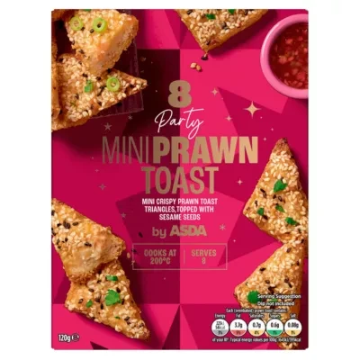 ASDA 8 Party Mini Prawn Toast 120g