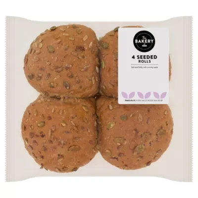 The BAKERY at ASDA The Bakery at  4 Seeded Rolls