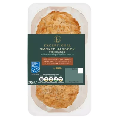 Exceptional by ASDA Exceptional by ASDA Smoked Haddock Fishcakes 290g