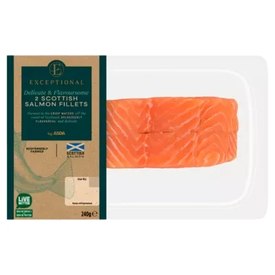 Exceptional by ASDA Exceptional by ASDA 2 Scottish Salmon Fillets 240g