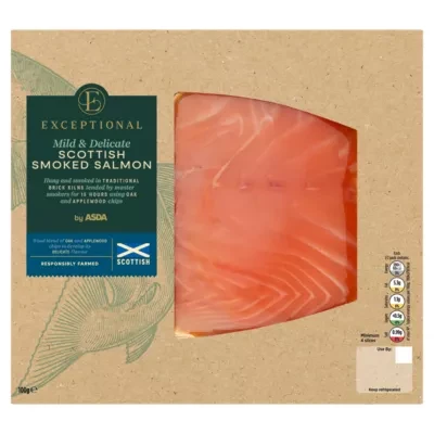 Exceptional by ASDA Exceptional by  Mild & Delicate Scottish Smoked Salmon 100g