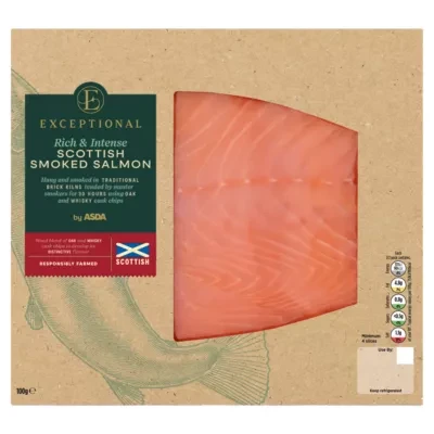 Exceptional by ASDA Exceptional by  Rich & Intense Scottish Smoked Salmon 100g