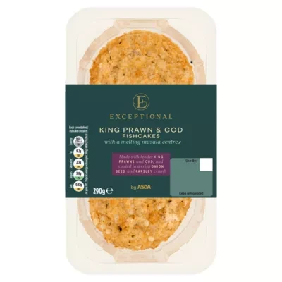 Exceptional by ASDA Exceptional by  King Prawn & Cod Fishcakes 290g