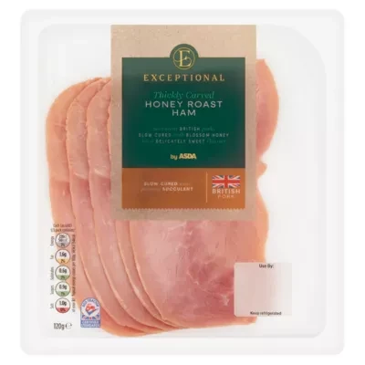 Exceptional by ASDA Exceptional by  Thickly Carved Honey Roast Ham 120g