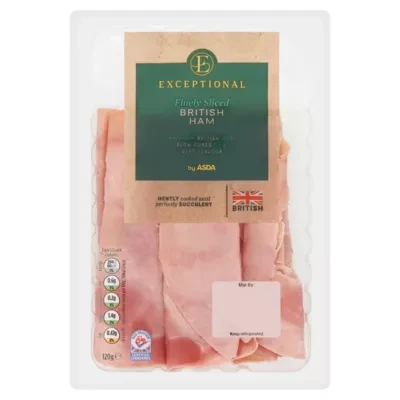 Exceptional by ASDA Finely Sliced British Ham 120g