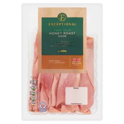 Exceptional by ASDA Finely Sliced Honey Roast Ham 120g