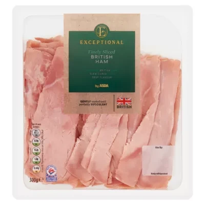 Exceptional by ASDA Exceptional by  Finely Sliced British Ham 300g