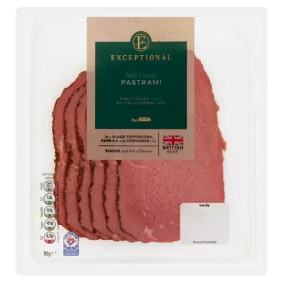 Exceptional by ASDA Salt Cured Pastrami 90g