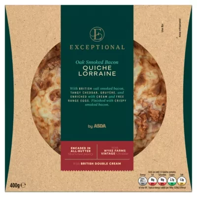 Exceptional by ASDA Exceptional Quiche Lorraine 400g