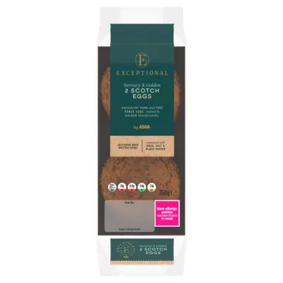 Exceptional by ASDA Exceptional 2 Scotch Eggs 260g