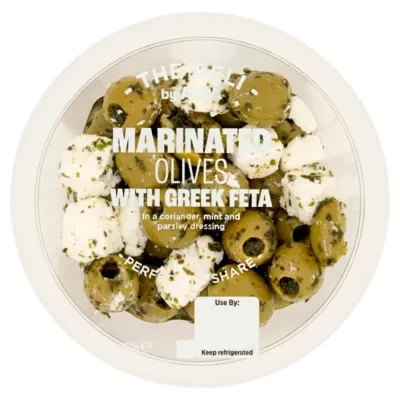 ASDA the Deli Marinated Olives with Greek Feta 150g