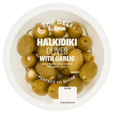 ASDA The Deli Halkidiki Olives with Garlic 150g
