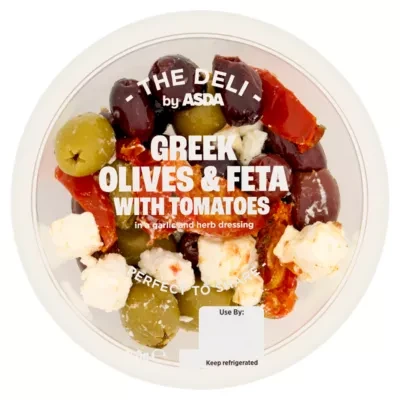 ASDA the Deli Greek Olives & Feta with Tomatoes 150g