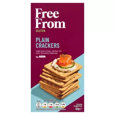 ASDA Free From Free From by  Plain Crackers 137g