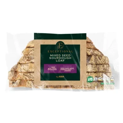 Exceptional by ASDA Exceptional Mixed Seed Sourdough Loaf 500g