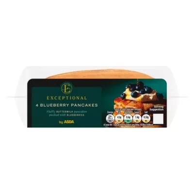 Exceptional by ASDA Exceptional 4 Blueberry Pancakes