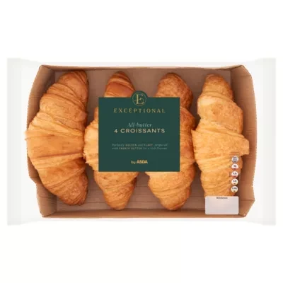 Exceptional by ASDA Exceptional 4 All-Butter Croissants