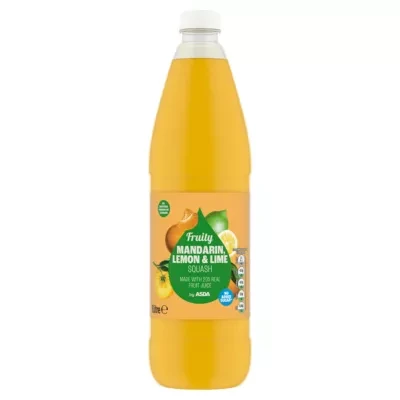 ASDA Fruity Mandarin, Lemon & Lime Squash 1 Litre