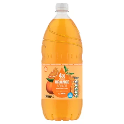 ASDA Quadruple Strength Orange Squash 1.5 Litres