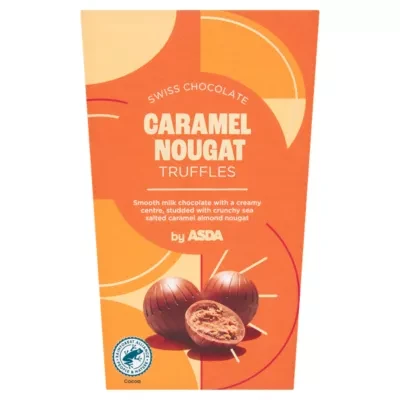 ASDA Swiss Chocolate Caramel Nougat Truffles 205g