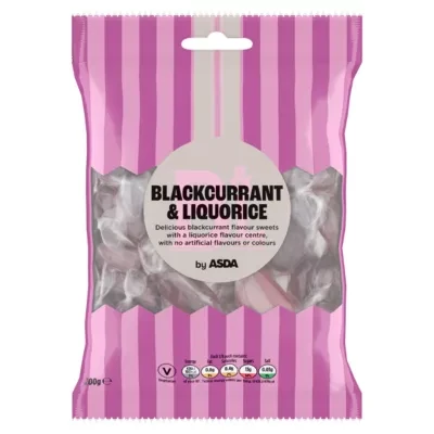 ASDA Blackcurrant & Liquorice 200g