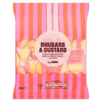 ASDA Rhubarb & Custard 200g