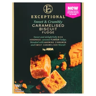 Exceptional by ASDA Exceptional by  Caramelised Biscuit Fudge 150g