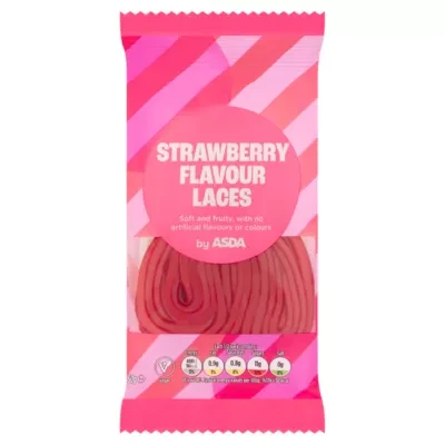 ASDA Strawberry Flavour Laces 50g