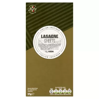 ASDA Italian Inspired Lasagne Sheets 375g