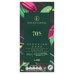 Exceptional by ASDA Peruvian Dark Chocolate 100g