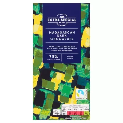 ASDA Extra Special Exceptional by  Madagascan Dark Chocolate 100g