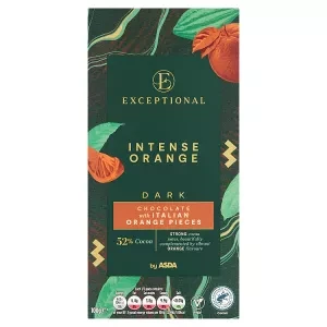ASDA Dark Chocolate with Italian Orange Pieces 100g