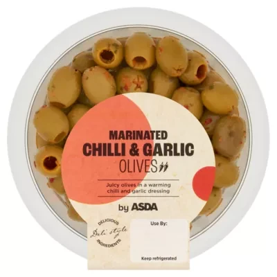 ASDA Marinated Chilli & Garlic Olives 220g