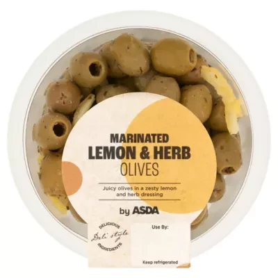 ASDA Marinated Lemon & Herb Olives 220g