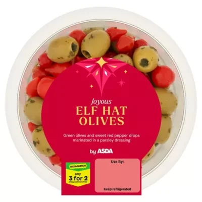 ASDA Elf Hat Olives 220g