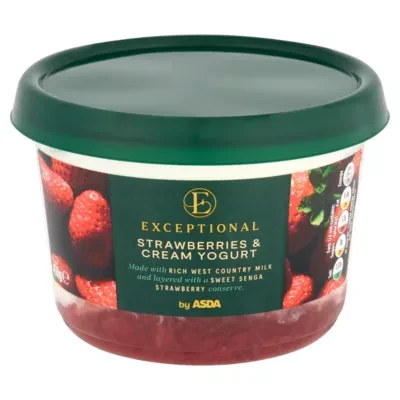 Exceptional by ASDA Exceptional by  Strawberries & Cream Yogurt 450g
