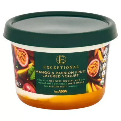 Exceptional by ASDA Exceptional by ASDA Mango & Passion Fruit Layered Yogurt 450g
