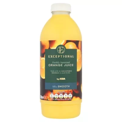 ASDA Exceptional by  Freshly Squeezed Smooth Orange Juice 1 Litre