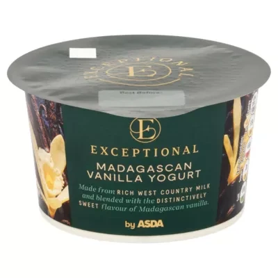 Exceptional by ASDA Exceptional by  Madagascan Vanilla Yogurt 150g