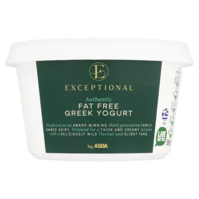 Exceptional by ASDA Exceptional Authentic Fat Free Greek Yogurt 500g